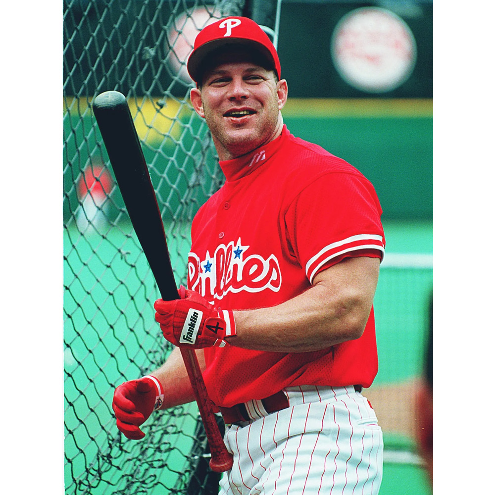 Philadelphia Phillies 1996 All Star Game BP Jersey Russell Athletic USA Sz 40 M - Picture 13 of 16